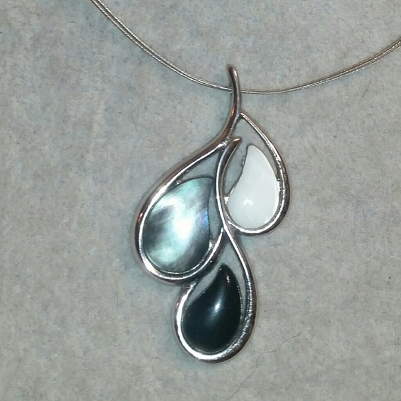 Lia Sophia Silver Triple Teardrop 